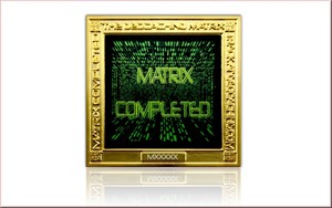 Matrix satin gold front 1v50