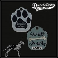 CACHING CANINE DOG TAG