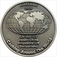 nielsenc 2005 Caching Around The World Geocoin fro