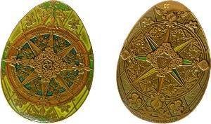 2008 Easter Nav&#39; egg&#39; ation Geocoin - Antik Gold