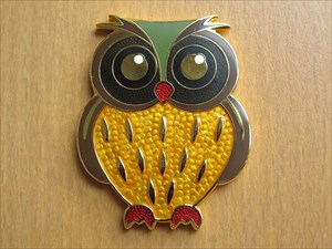 Owl Geocoin (Vorderseite)