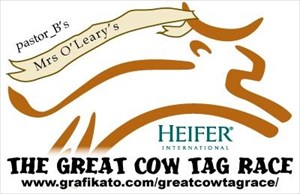 Mrs O&#39;Leary&#39;s Racer Cow Tag