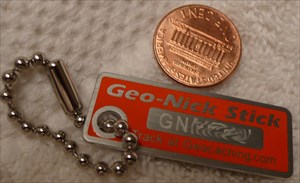 small Orange Geo-Nick Stick