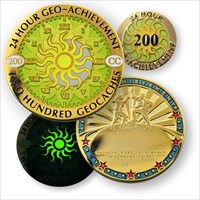200 Caches in 24 Hours Geo-Achievement Set