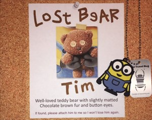 Minion Bob&#39;s Missing Teddy Tim Flyer