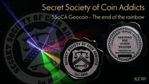 SSoCA Geocoin - The end of the rainbow
