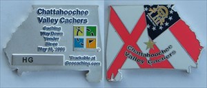 Chattahoochee Valley Cachers Geocoin