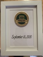 Our framed coin