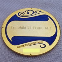 Back side of coin
