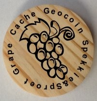 A new Grape Cache Geocoin