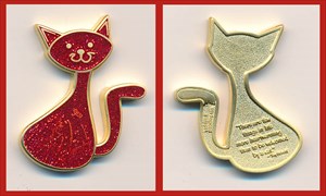 CacheCat Geocoin - Miracle Cat LE