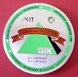 GIK-Geocoin, front