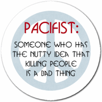 pacifist button