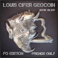 LOUIS CIFER Geocoin - FO (FRIENDS ONLY) - Ice
