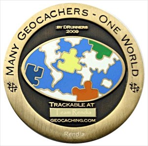 Geocaching - All In One Geocoin 2009 Geocoin