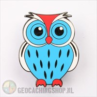 Owl-Geocoin-Opa schlumpf-F