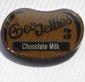 GeoJellies 3 Geocoin - Chocolate Milk Edition blac