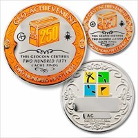 #250 finds Geocoin Award official image