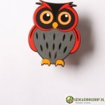 Owl-Geocoin-B6-2C DayOwl by Bex Moe