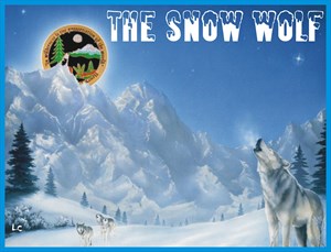 The Snow Wolf in Gold Hills