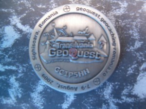 Roodes Transilvania Geoquest 2009 Geocoin