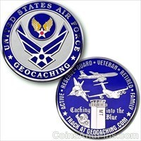 Uinted States Air Force Geocoin