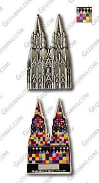 Cologne Cathedral Geocoin