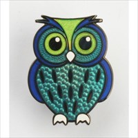 Baby-owl Geocoin Seahawk Owl front