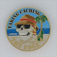 To The Edge Geocoin front
