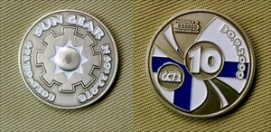 Sun Gear 10th anniversary coin