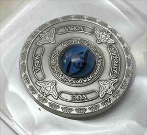 Geocaching Skill: Vision Geocoin front