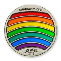 luzzi1971&#39;s Rainbow Micro Geocoin