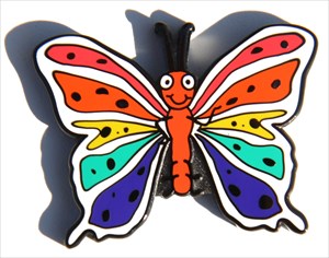 Orion&#39;s Butterfly Cacher Rainbow Geocoin front