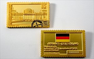 Geocacher&#39;s World Germany satin gold 1v100