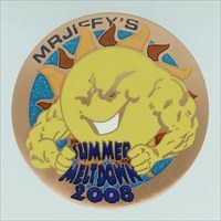 Mr. Jiffy&#39;s Summer Meltdown Geocoin front