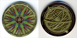 Compass Rose Geocoin 2009 (Antique Bronze)