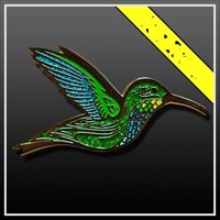 luzzi1971&#39;s Hummingbird Geocoin Luna Extra Edition