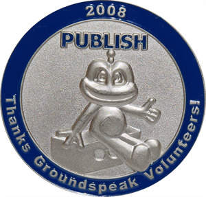 2008 Groundspeak Volunteer Geocoin Publish