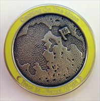 Caching On The Moon Geocoin