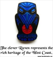 Hide*seek: West Coast Eco Totem - Raven Geocoin