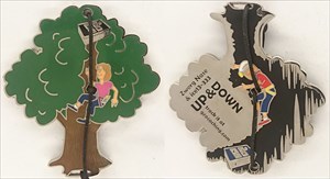 Up &amp; Down Geocoin - (1) Silver Tree LE 150