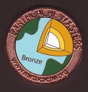Earthcache-Master Bronze-Coin