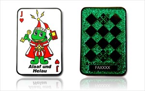 Fasching-Geocoin &#39;&#39;Signal the Frog&#39;&#39;