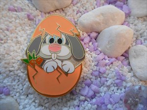 Rabbit in Egg Geocoin orange vorn