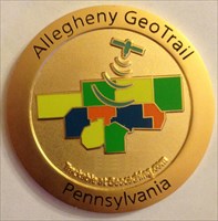 Allegheny GeoTrail Geocoin