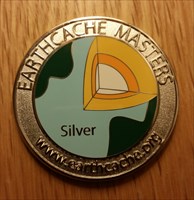 EarthCache Master Geocoin - Silver
