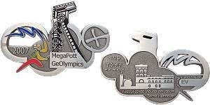 MegaPott GeOlympics 2007 Geocoin