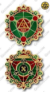 Alchemist&#39;s Opus Magnus Talisman (red-green)
