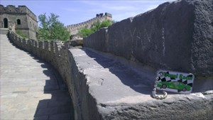 Dad&#39;s Race Car Travel Bug on Great Wall of China!