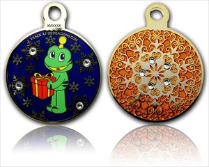 Claudia`s Signal Frog Christmas Edition Coin